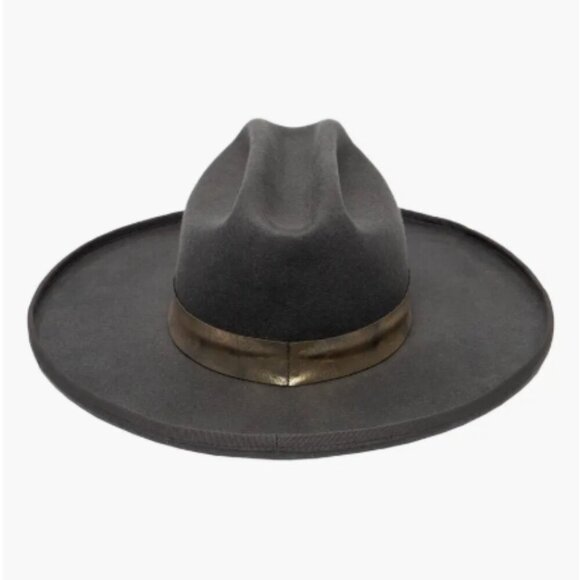 San Diego Hat Co. Wool Felt Fedora – Charcoal – One Size – NWT main image 4